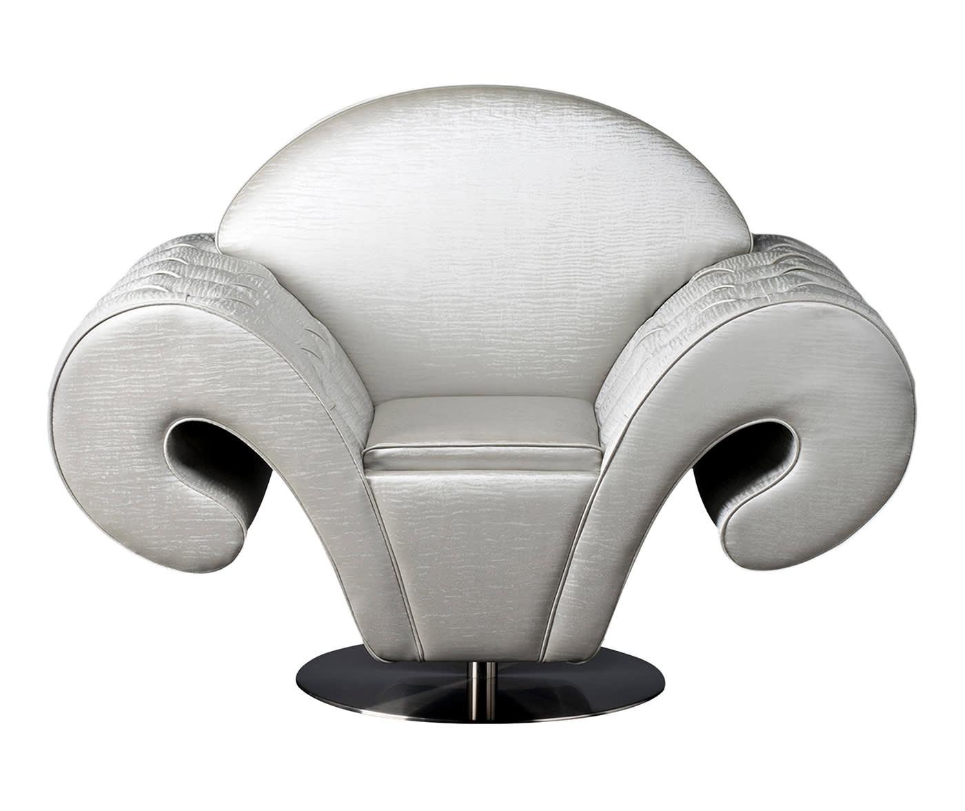 Fauteuil pivotant Silhouette blanc