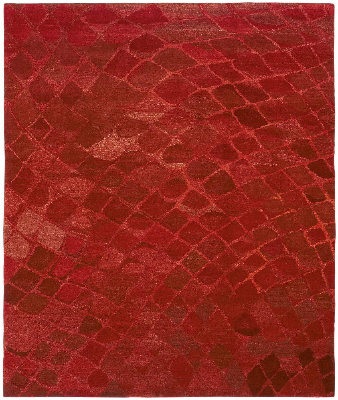 Tapis Snake Rouge | Taille: 250 x 300 cm