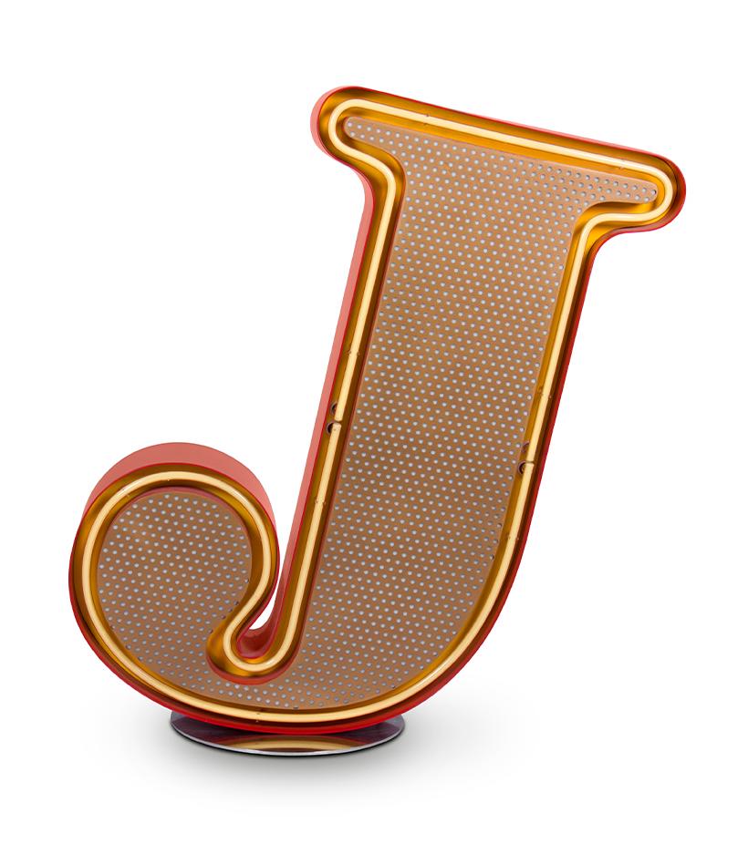 Lettre Lumineuse Joyful J