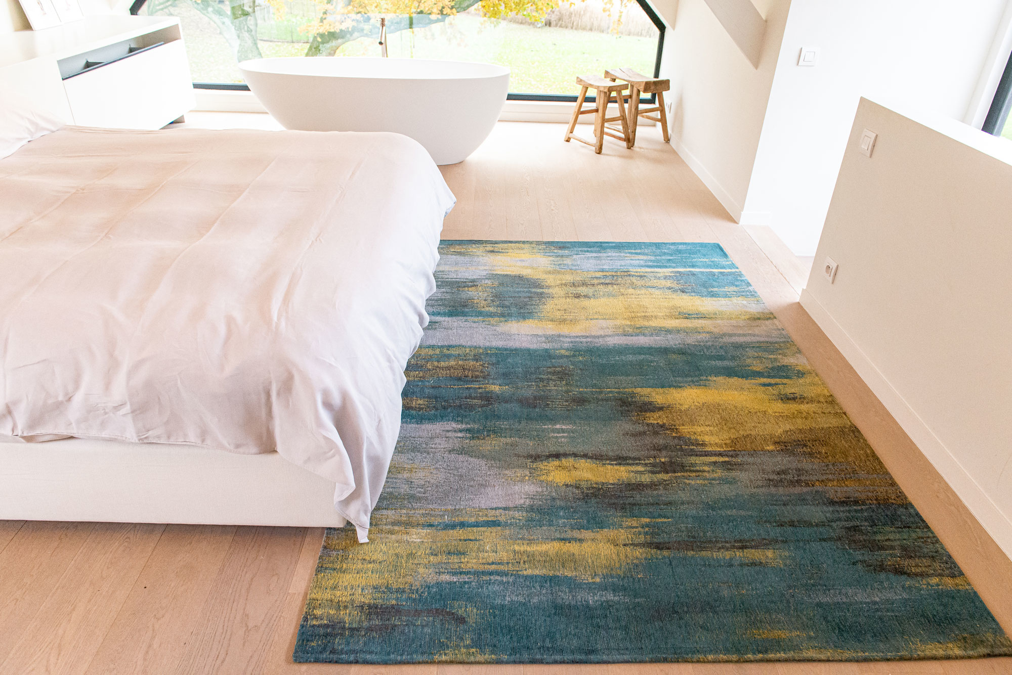 Tapis Nymphea Blue | Taille: 200 x 280 cm