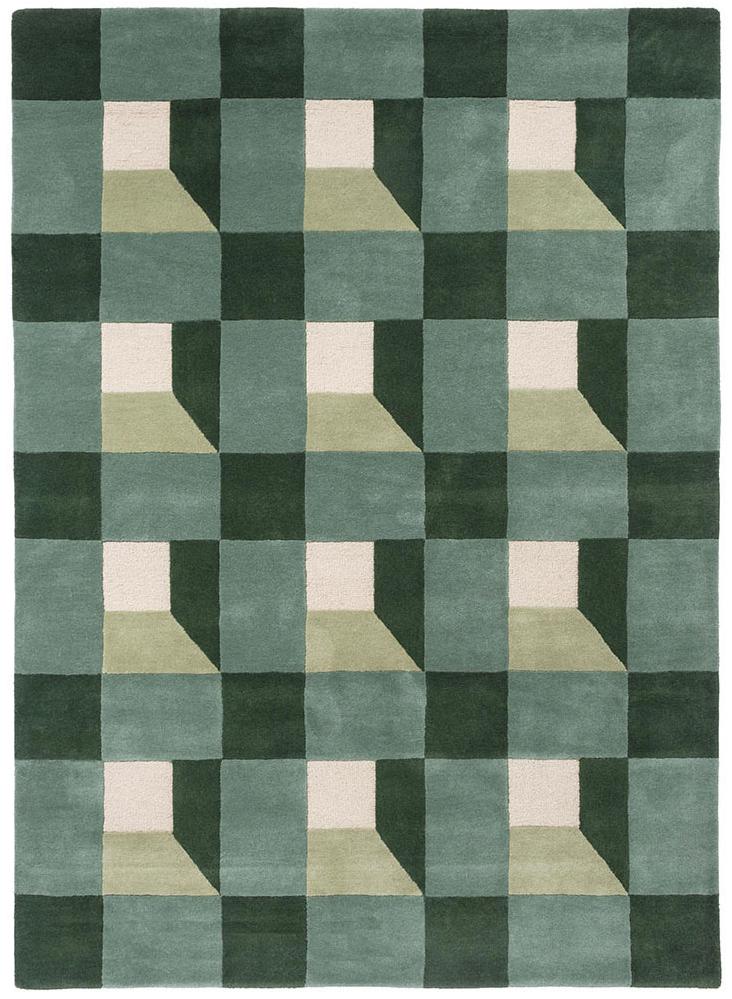 Tapis Blocs Fougère