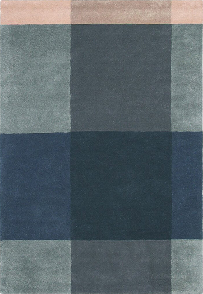 Tapis Plaid Gris 57804