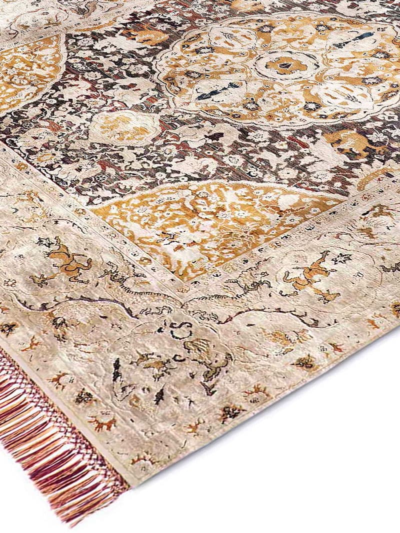 Tapis noué main Gold Luxe