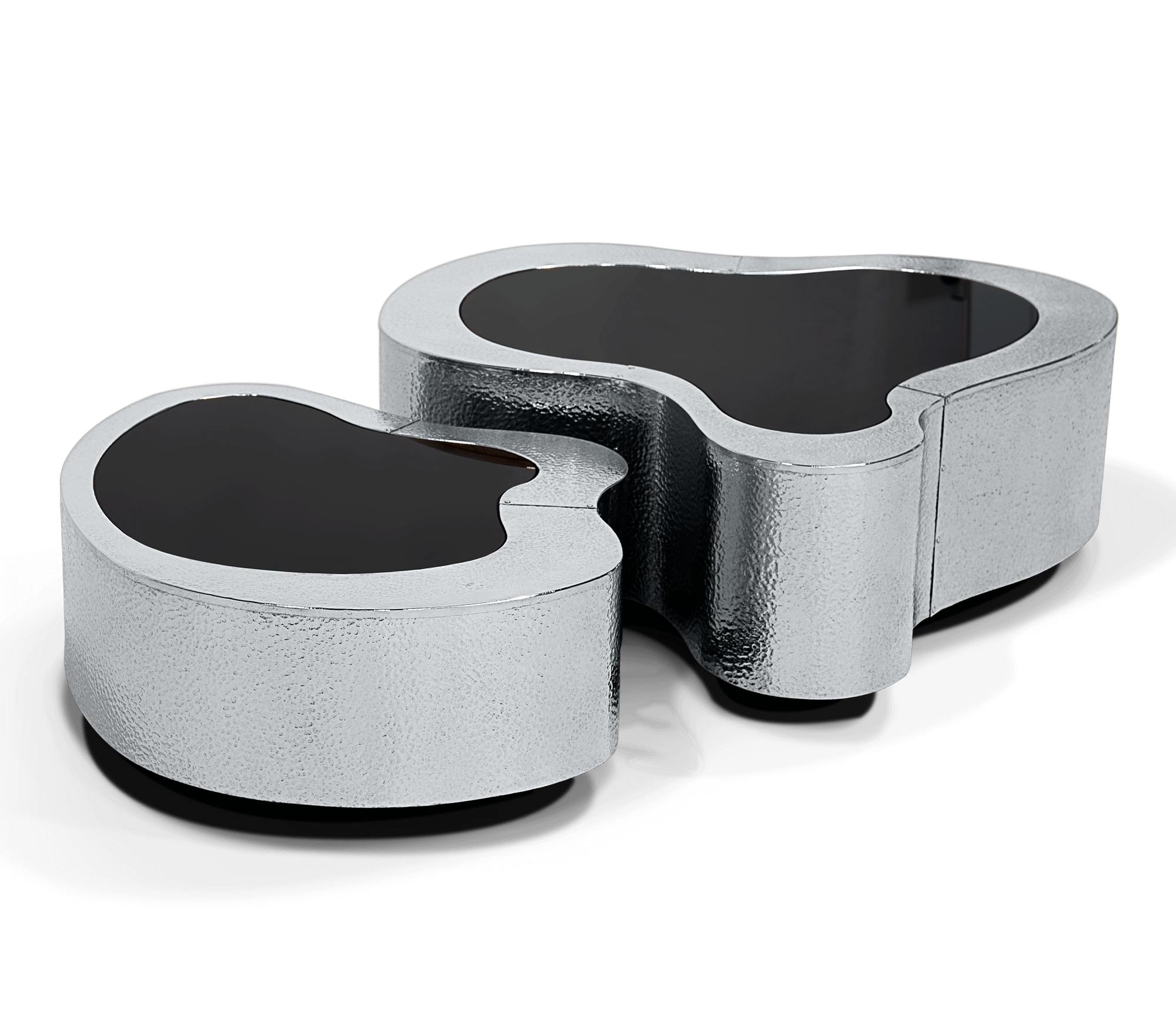 Tables Crest Inox Martelé