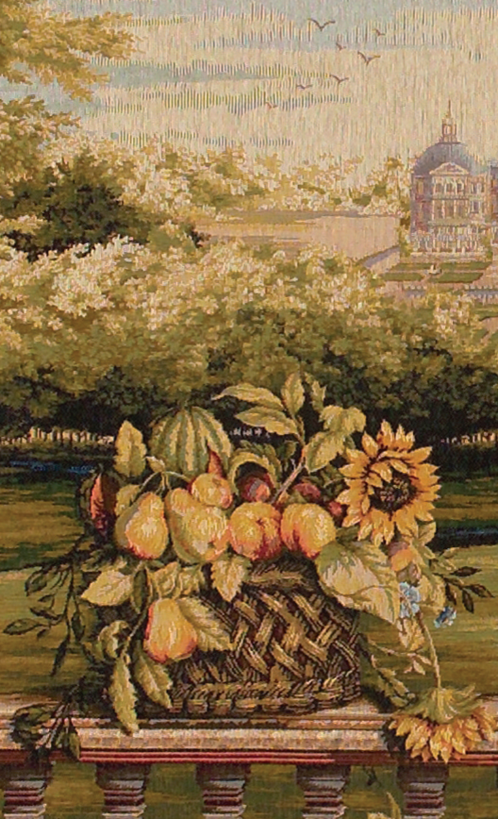 Tapisserie Terrasse au Château | Taille: 150 x 200 cm