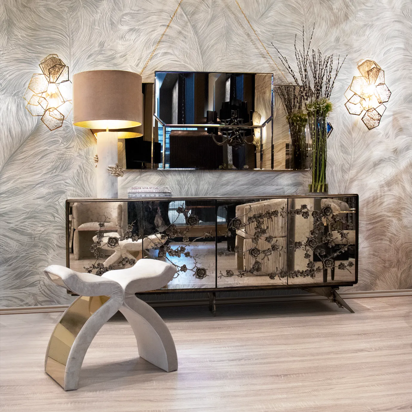 Cabinet Miroir Vieilli Spellbound