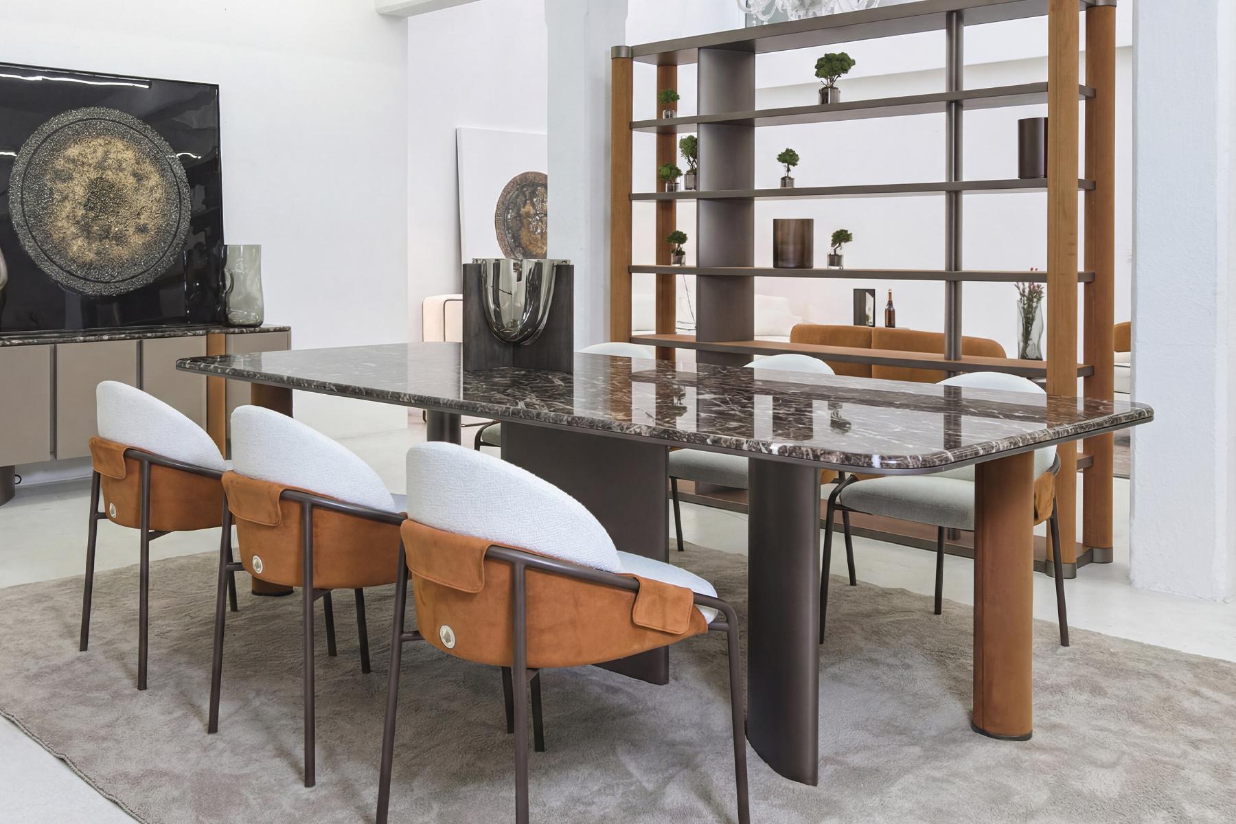 Table de salle à manger en marbre Bon Ton