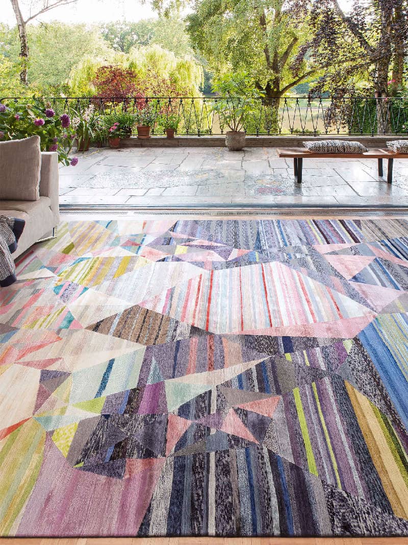 Tapis noué main Cœur Luxe