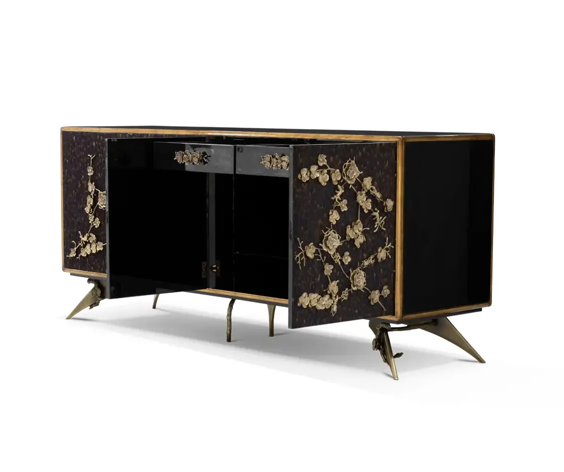 Cabinet Plume de Paon Violette Spellbound