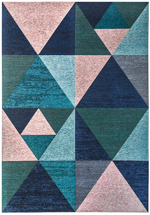 Tapis Deco Géométrique Multicolore