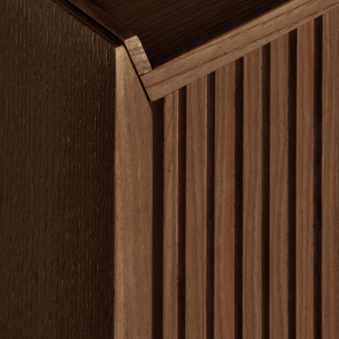 Buffet Sipario Marron 3 Portes | Dimensions: Height 78 cm