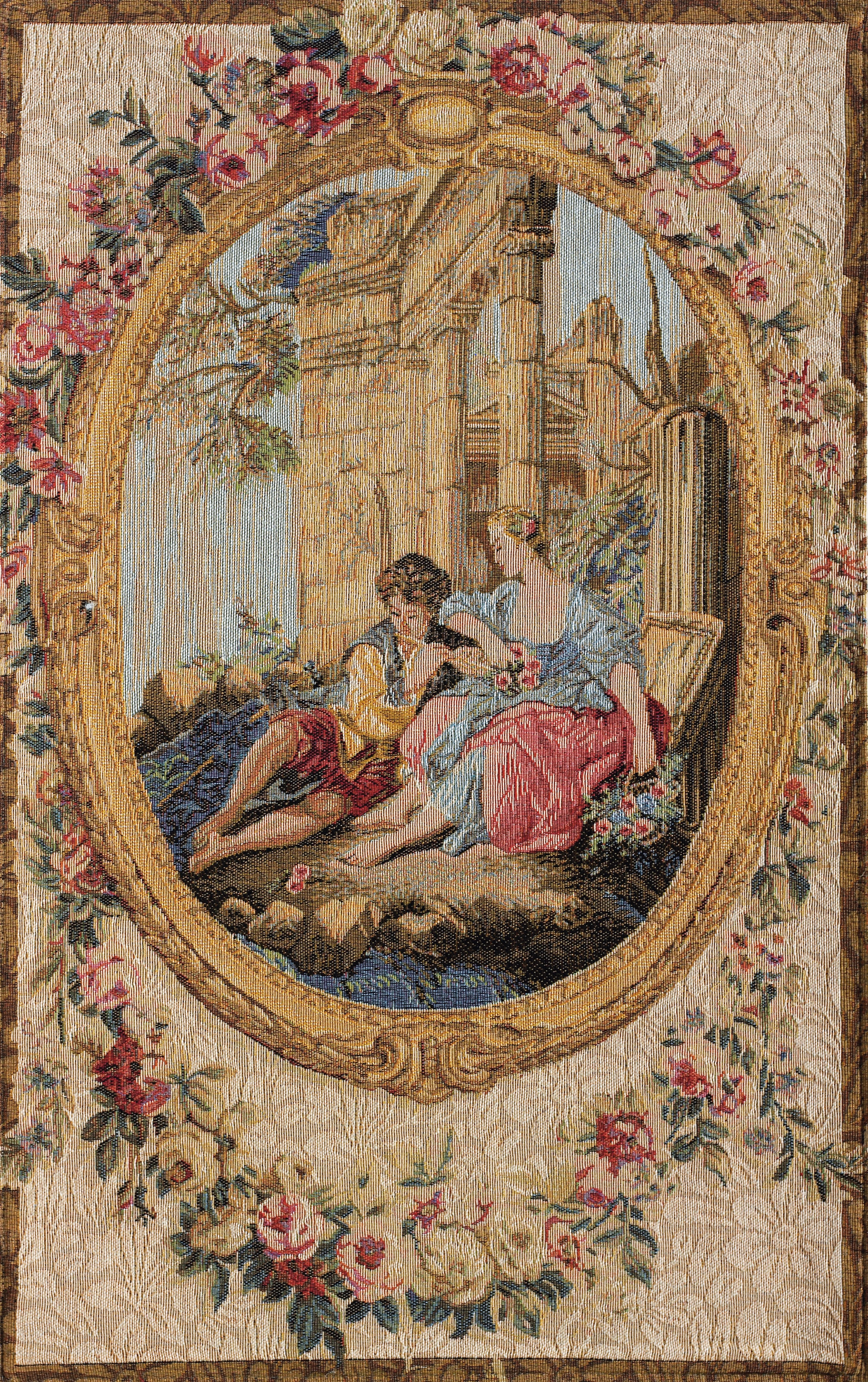 Tapisserie Sérénade, Style François Boucher