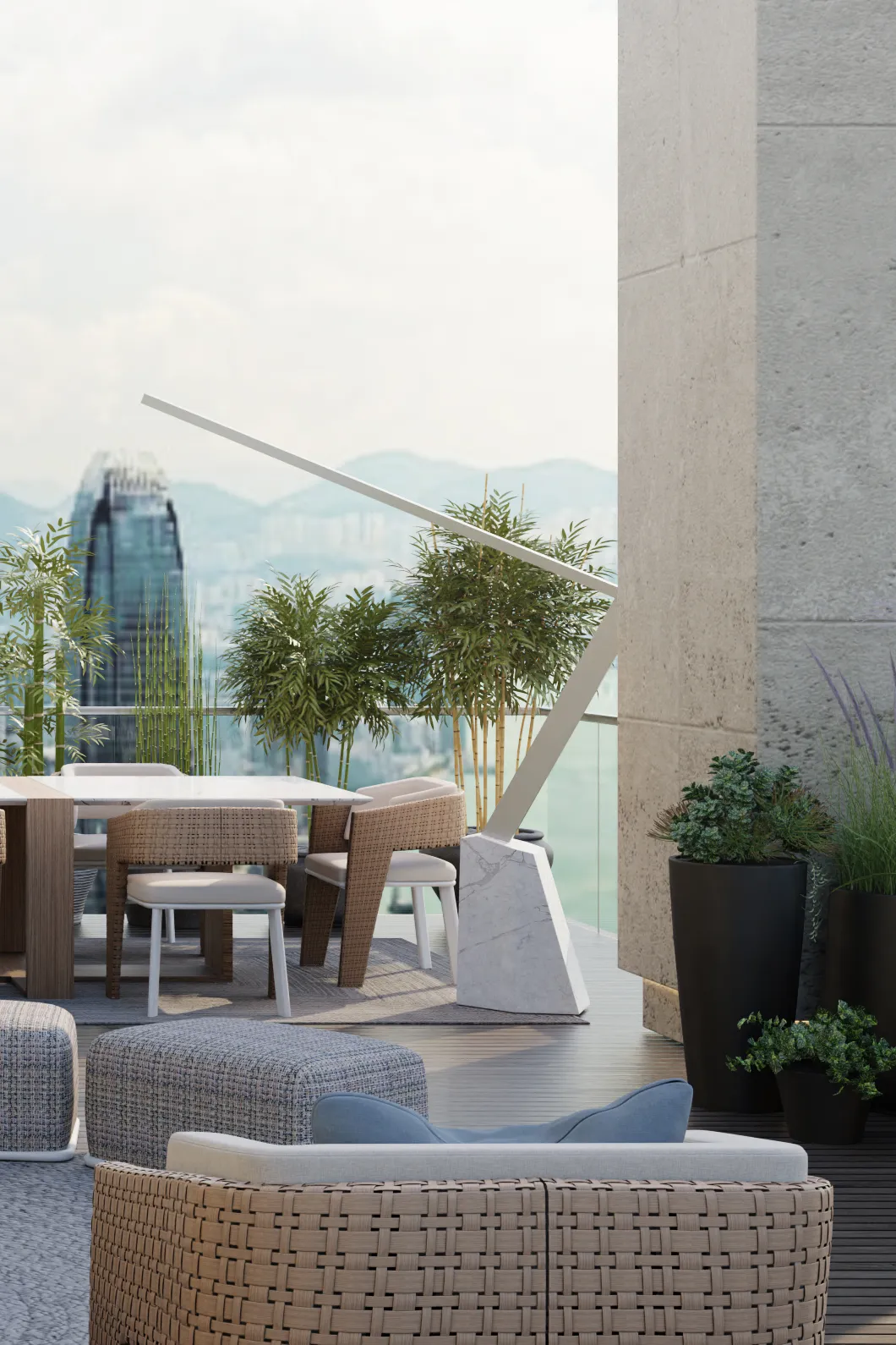 Lampadaire Extérieur Horizon - 1