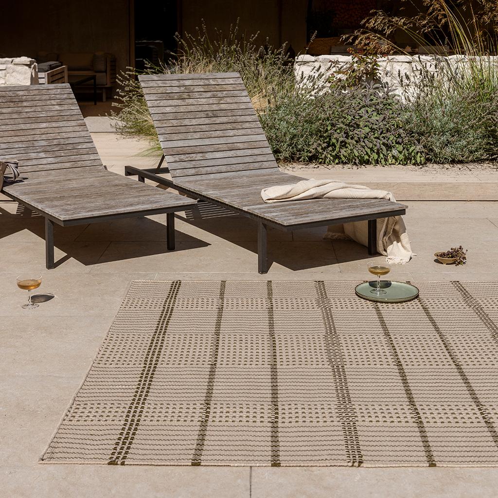 Tapis d’extérieur Zona Couture Olive