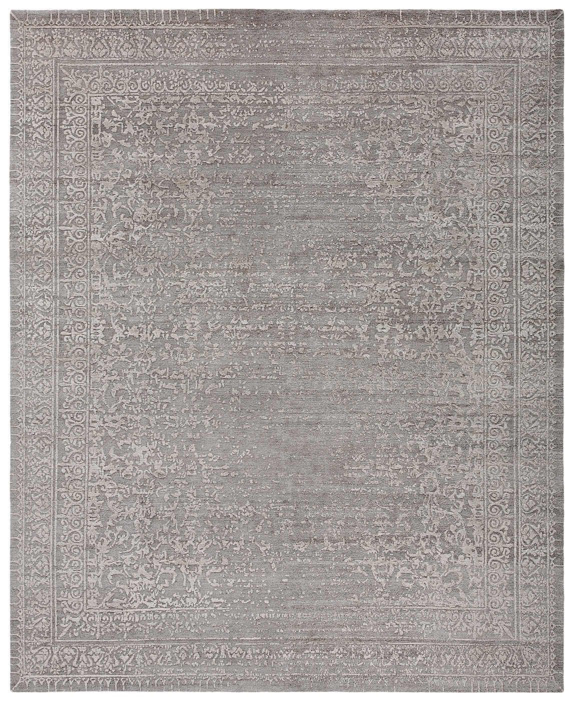 Tapis Ferrara Stomped Inversé Gris | Taille: 300 x 400 cm
