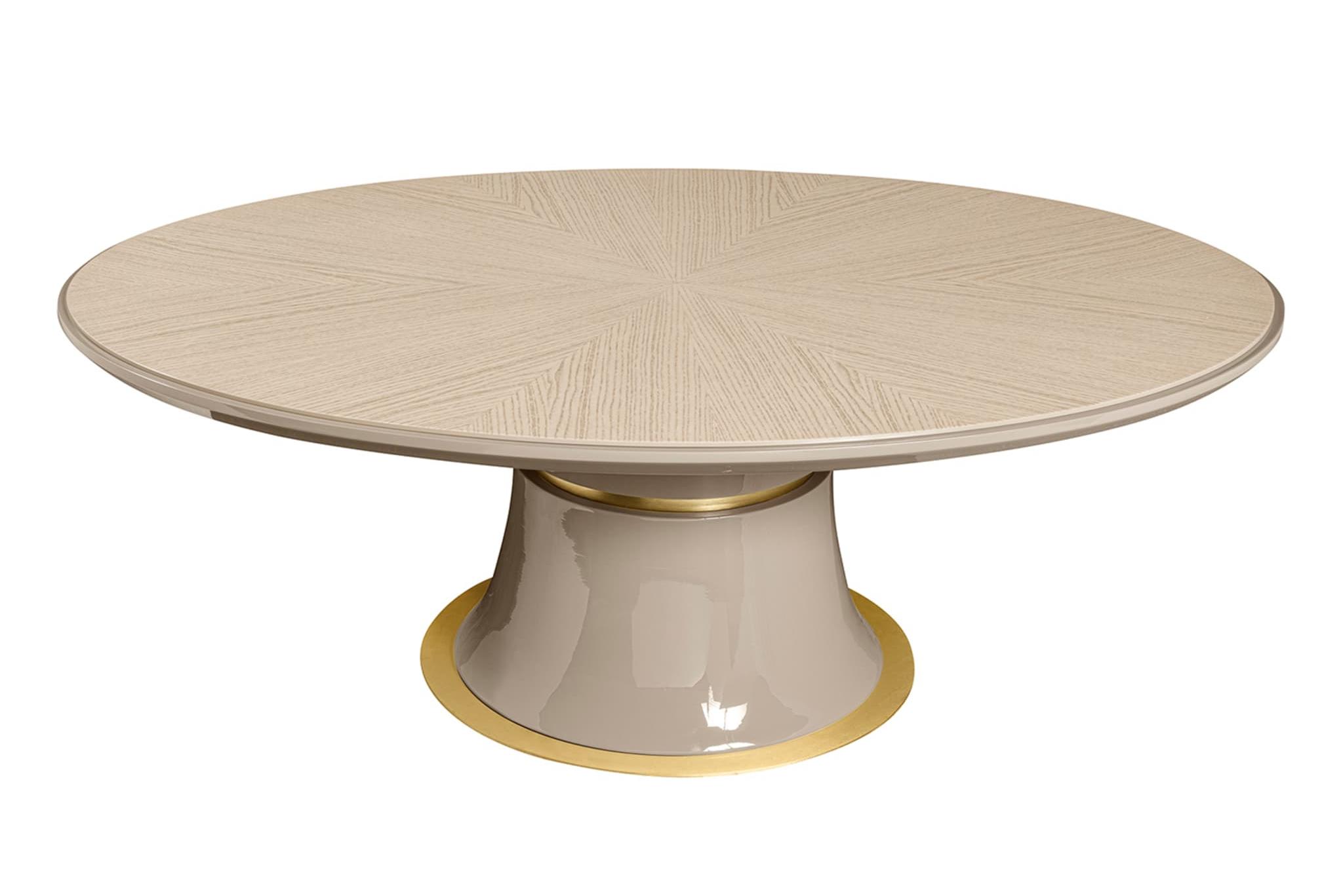 Table Basse Ovale Ivoire