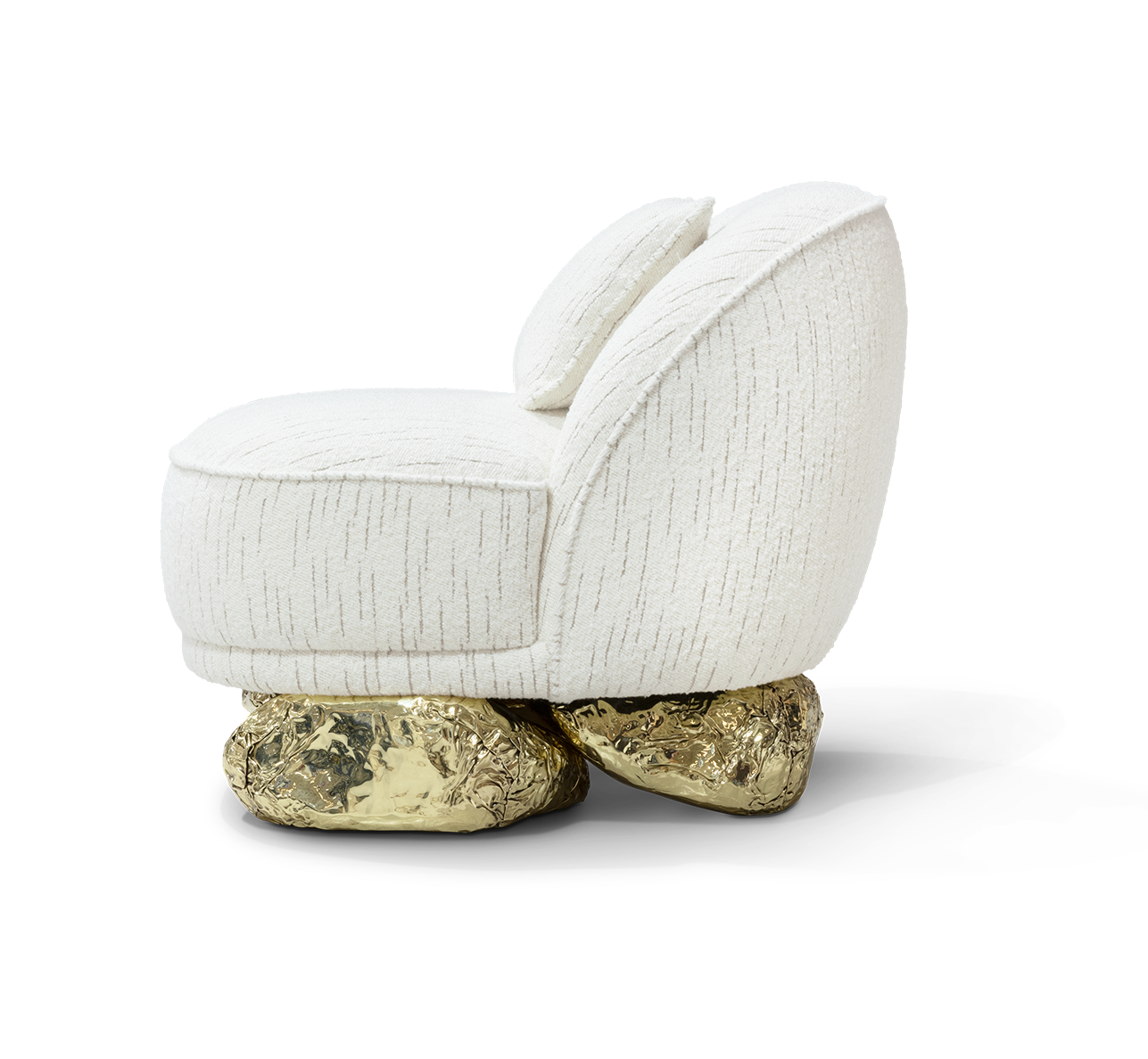 Fauteuil Angora Blanc