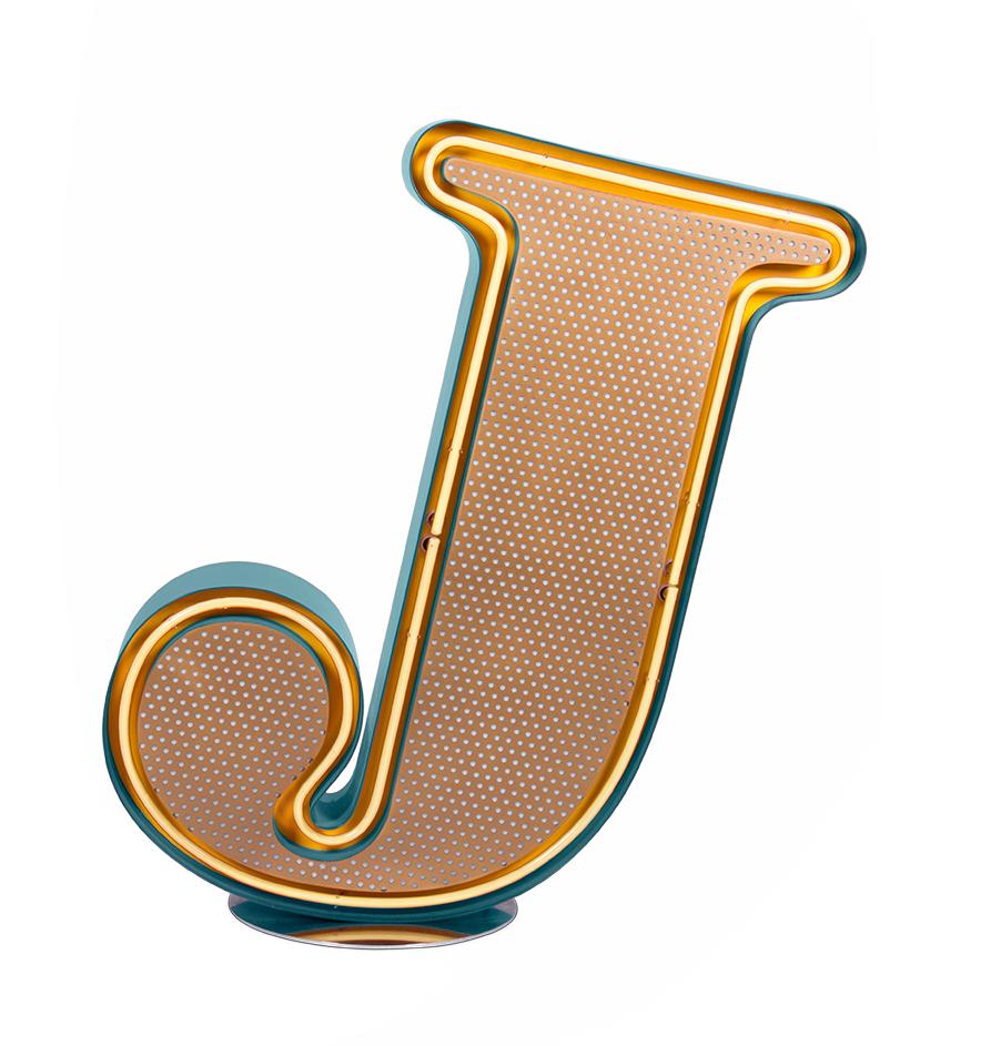 Lettre Lumineuse Joyful J