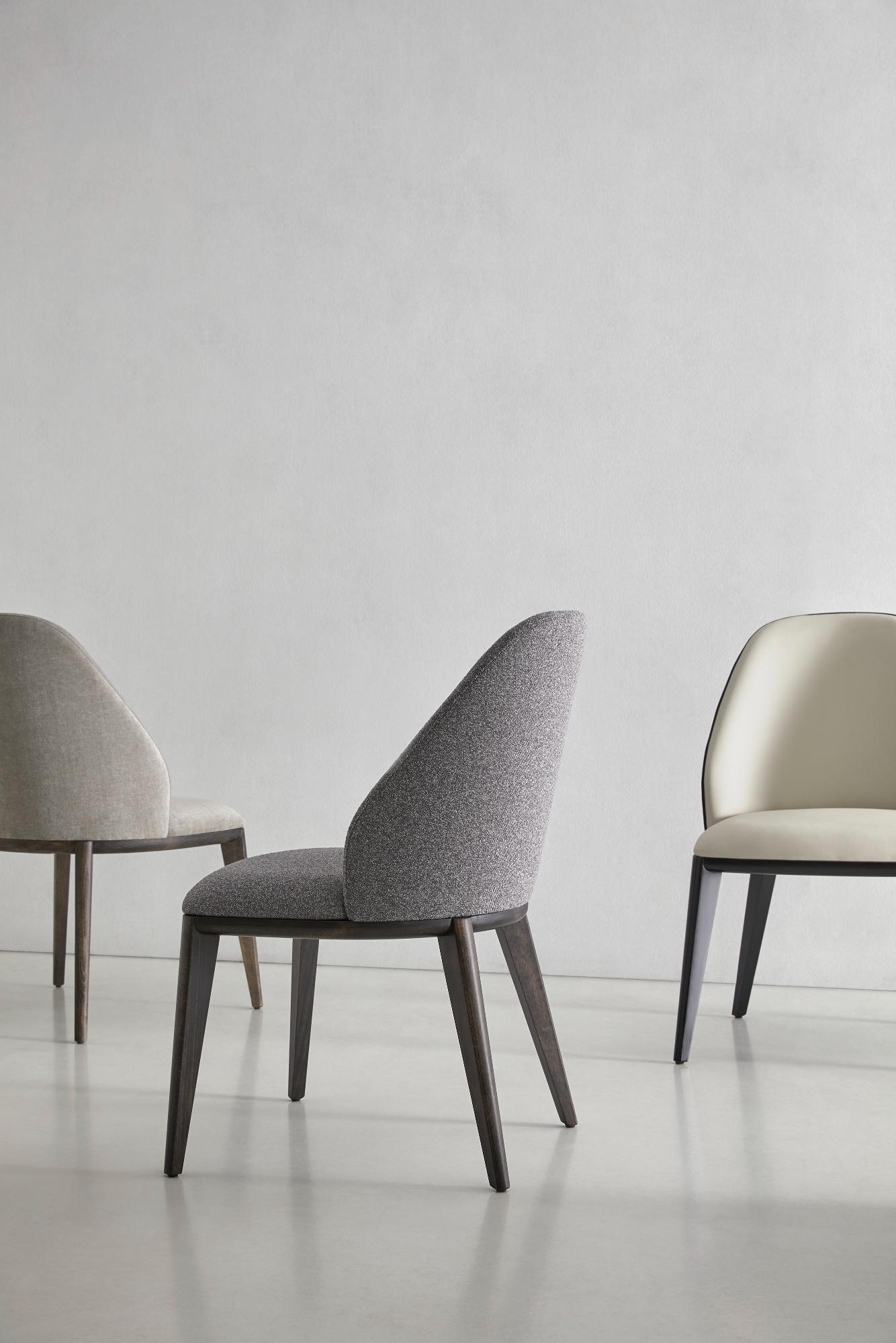 Chaise de salle à manger Atlas Grise - 1