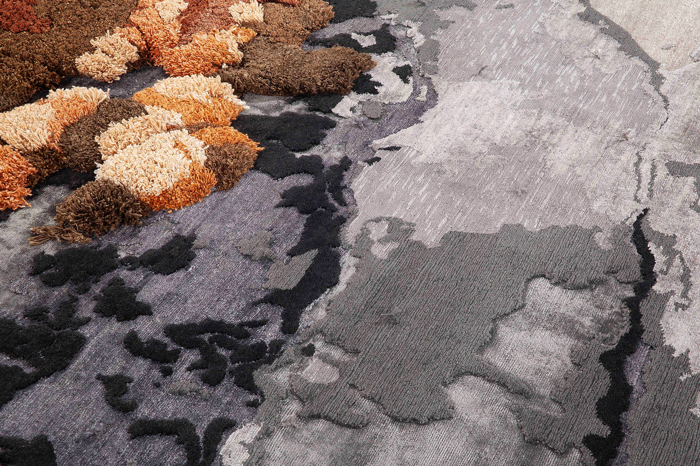 Tapis Art Déco Noir