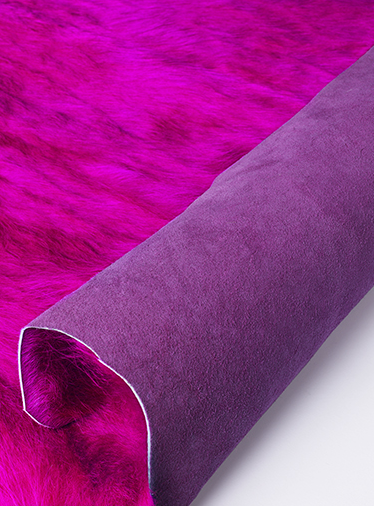 Cuir Naturel Fuchsia | Taille: 200 x 240 cm