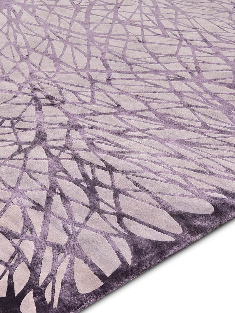 Tapis noué main Dresden Lilas