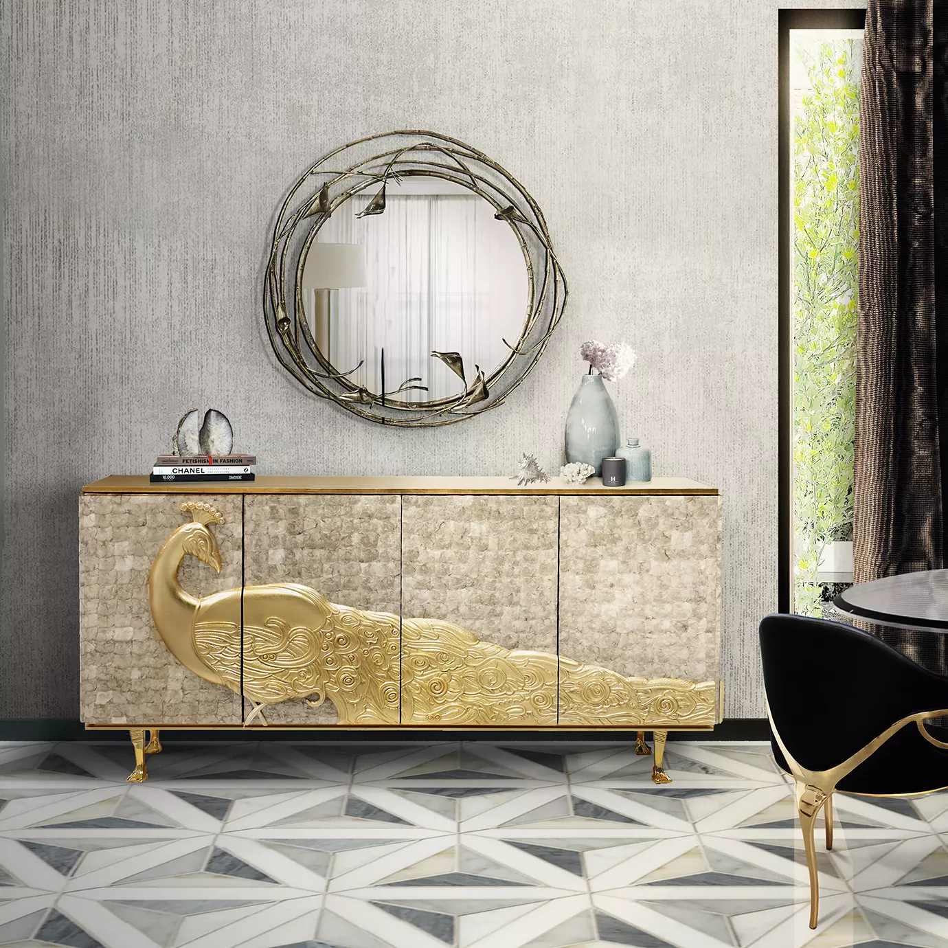 Cabinet Camilia en Nacre