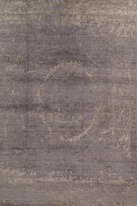 Tapis Noué à la Main en Soie de Bambou