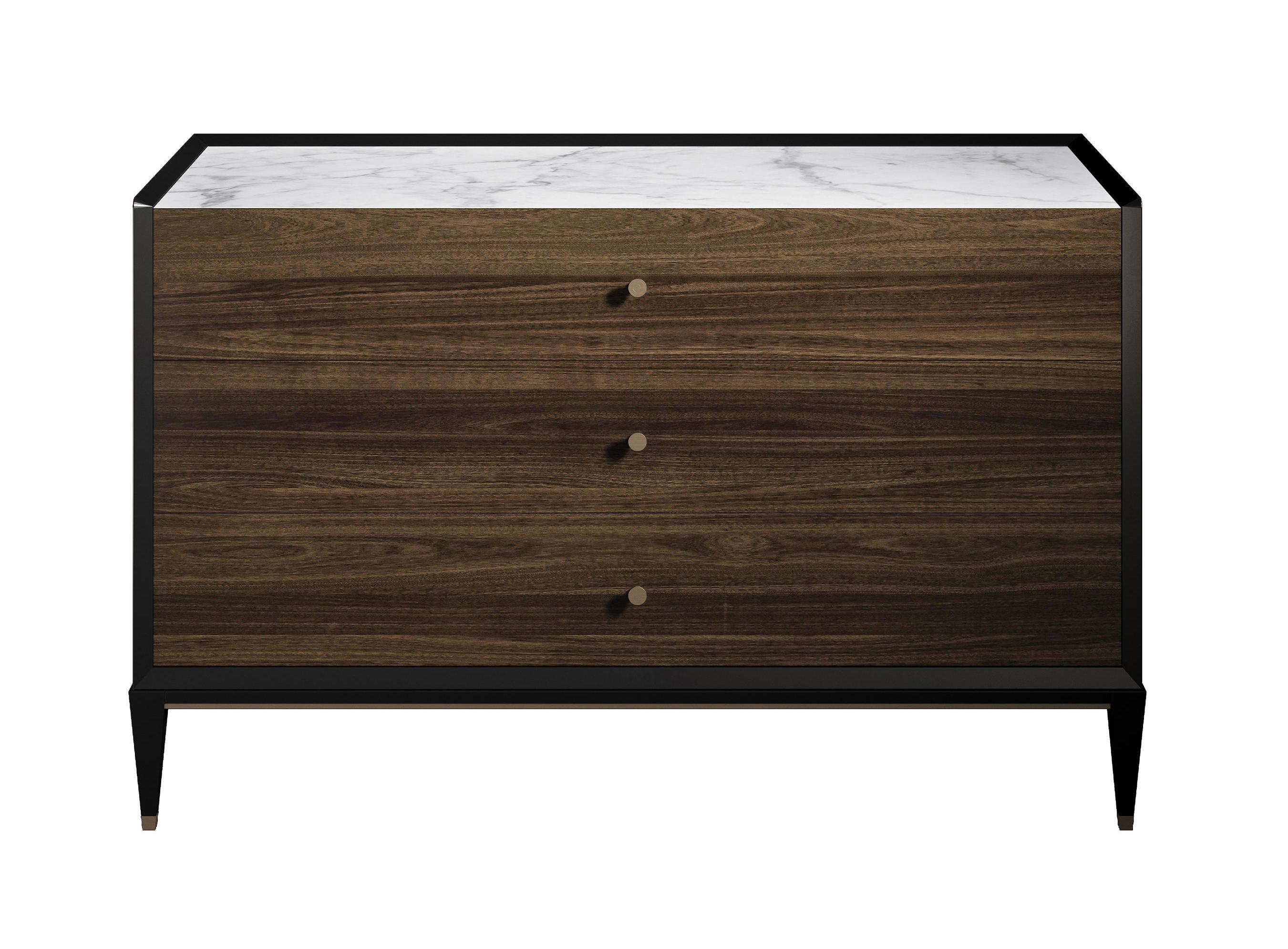 Commode en Marbre et Bois