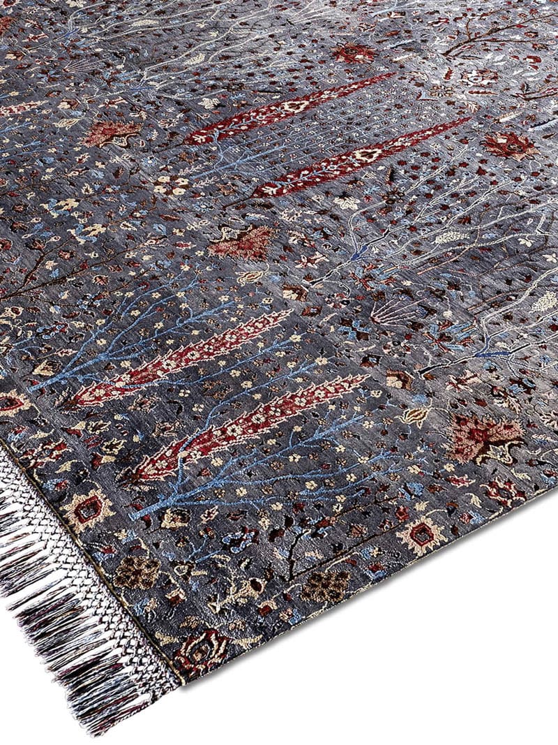 Tapis de luxe Jardin de Pins | Taille: 365 x 457 cm