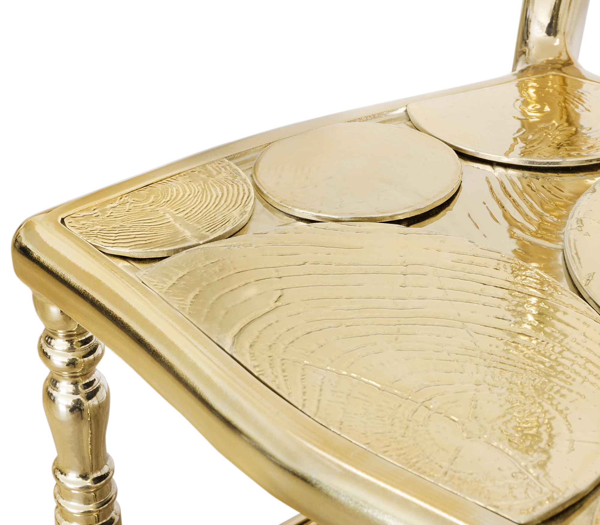 Chaise d’Accent Dorée Empyrean