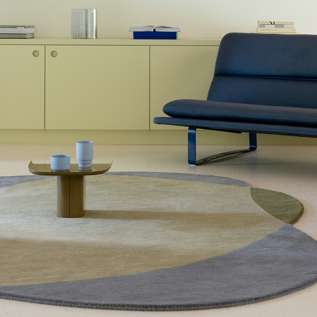 Tapis Élément Chad Gris Vert