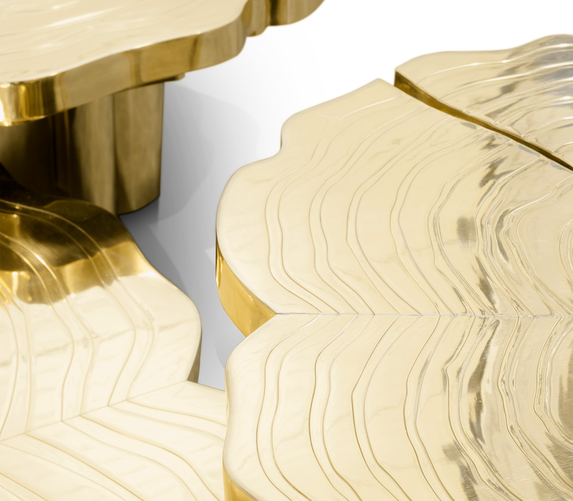 Set de Tables Basses Or Fortuna (x3)