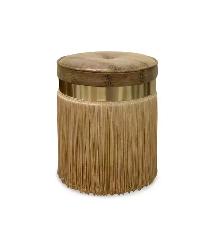 Tabouret en Cuir Isabella