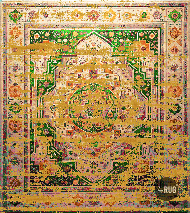 Tapis Majestic Threads Doré