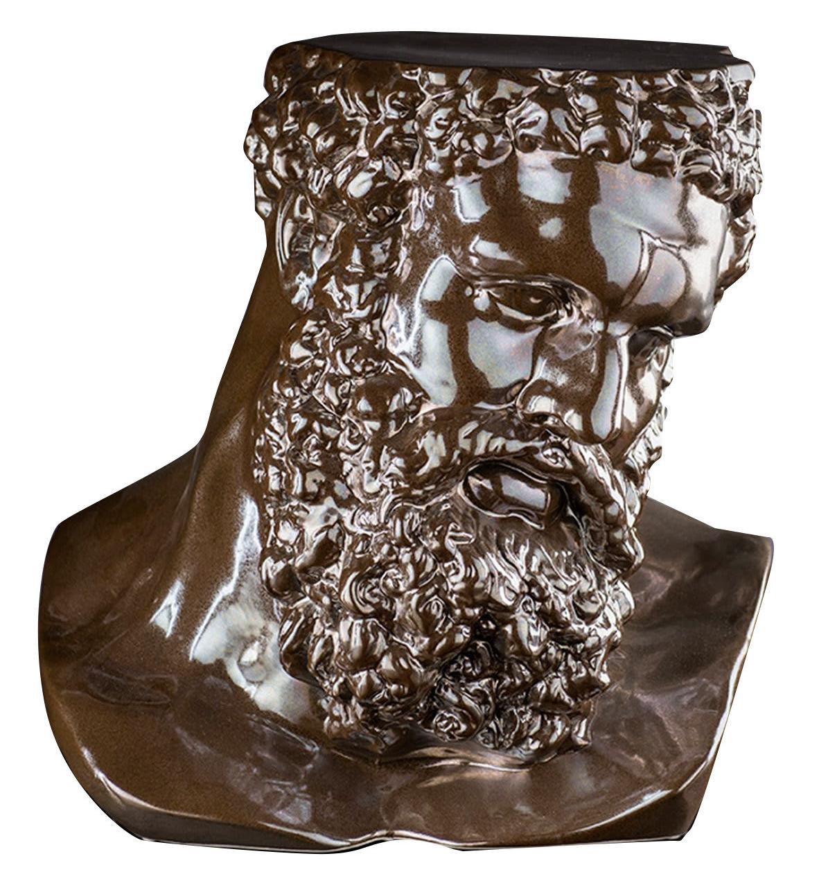 Buste en céramique Hercules
