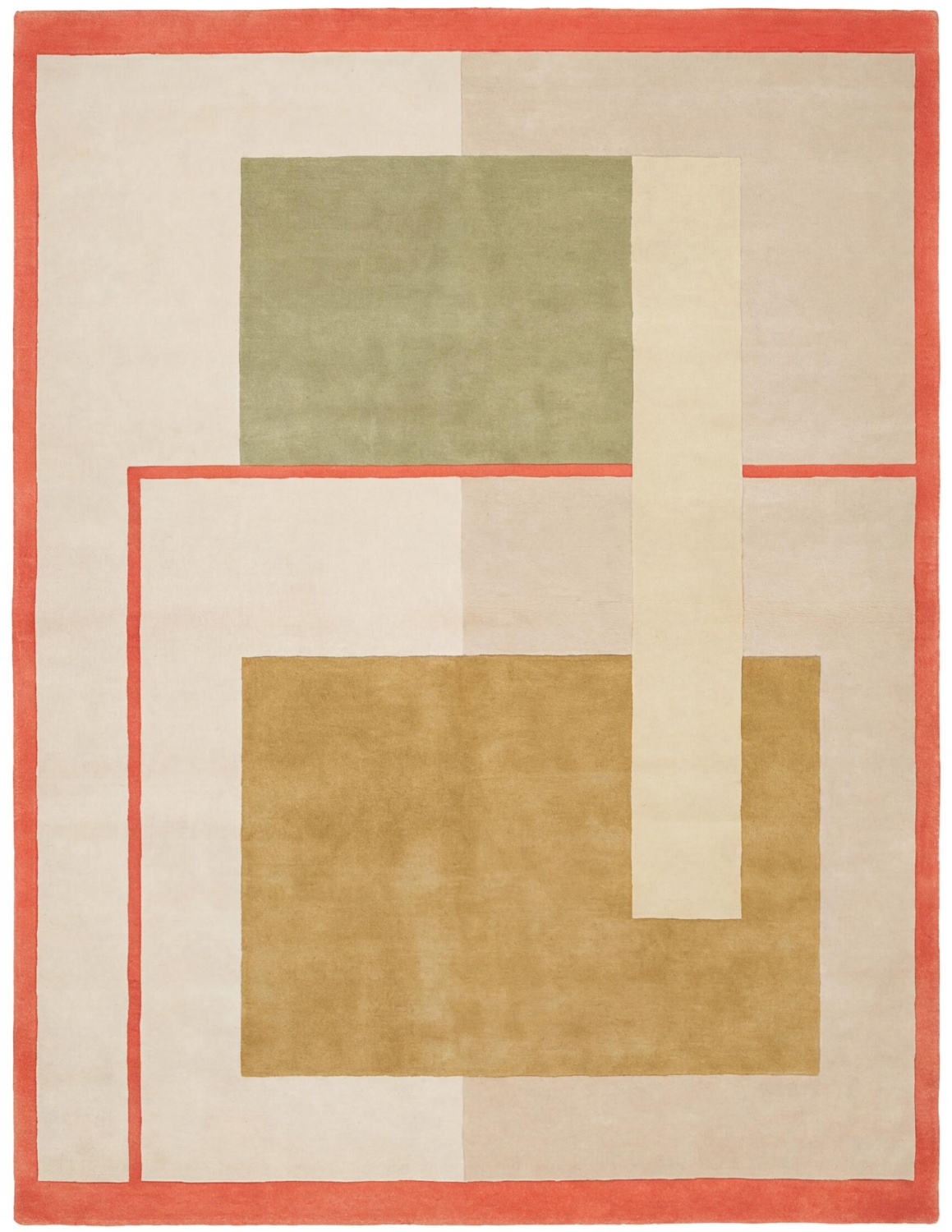 Tapis Geometric Block Sand
