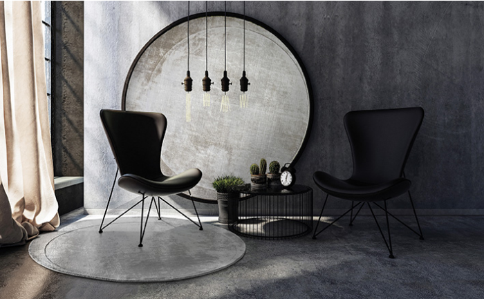 Tapis rond Luna Sand