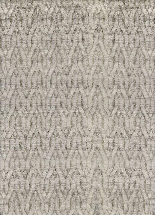Tapis en Laine Ikat Noué à la Main