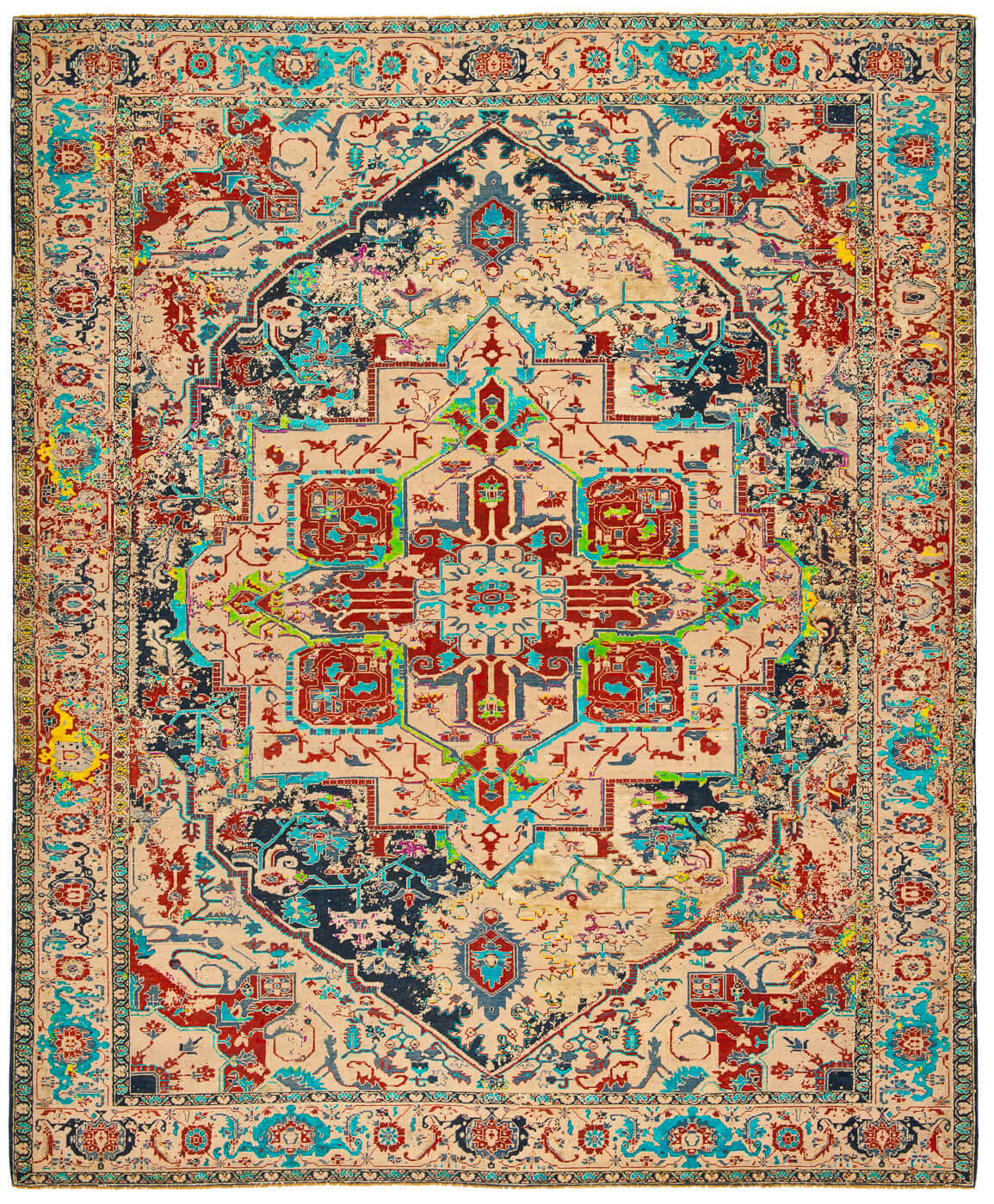 Tapis Serapi Westminster Glace Couleurs Personnalisées