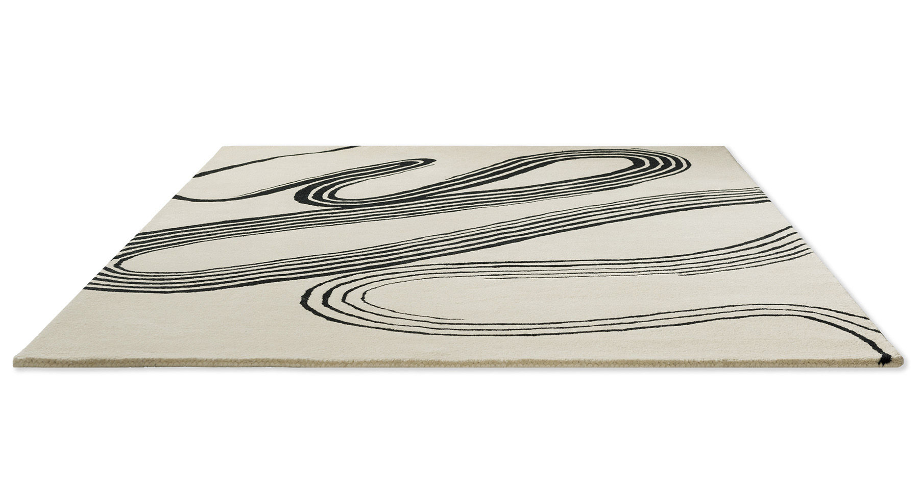 Tapis tufté main Decor Flow Sable Doux