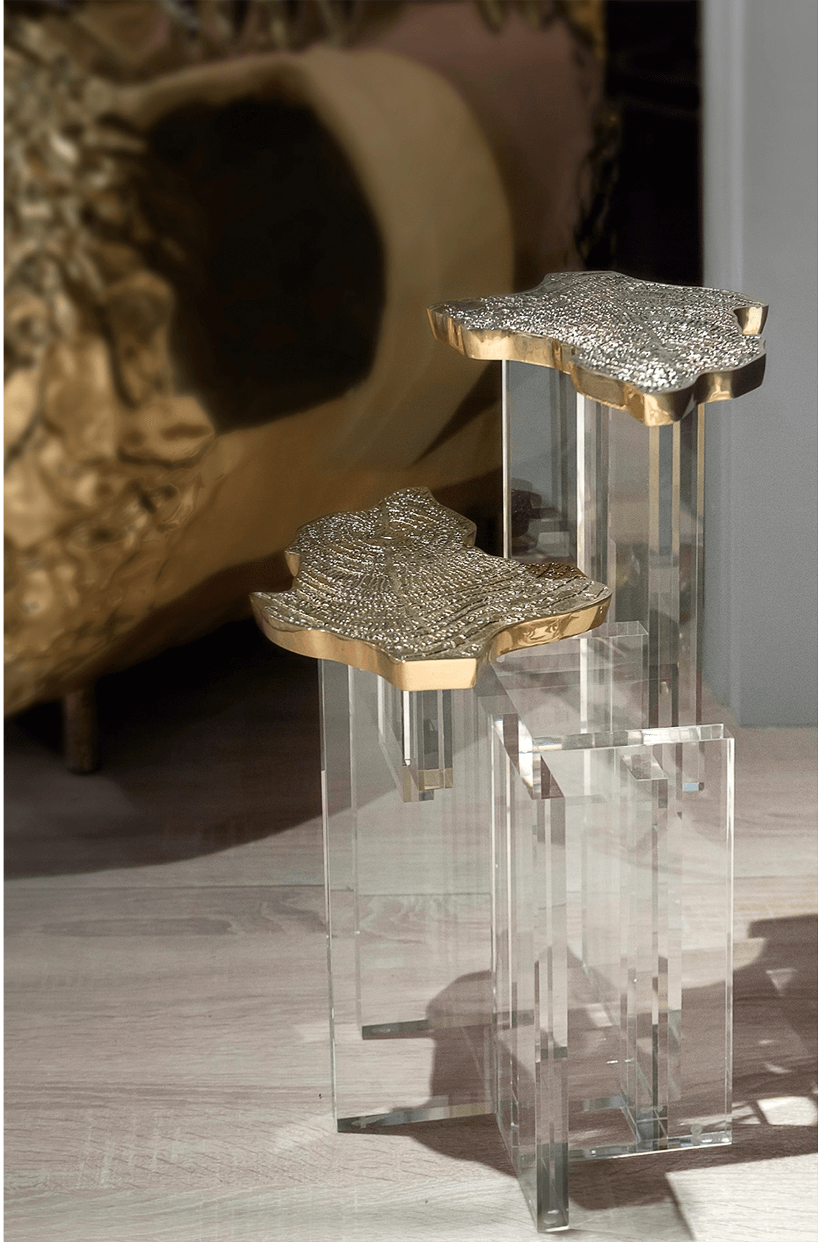 Table d'Appoint Monet Dorée