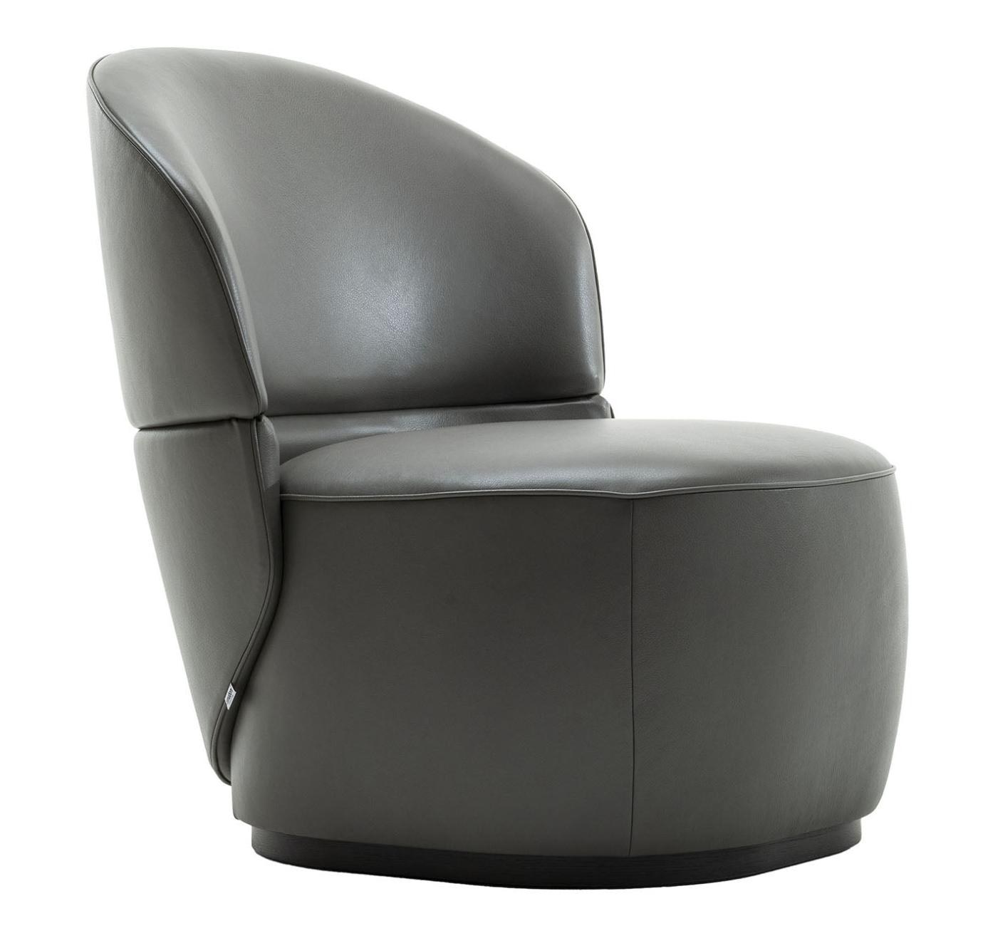 Fauteuil en cuir Alma