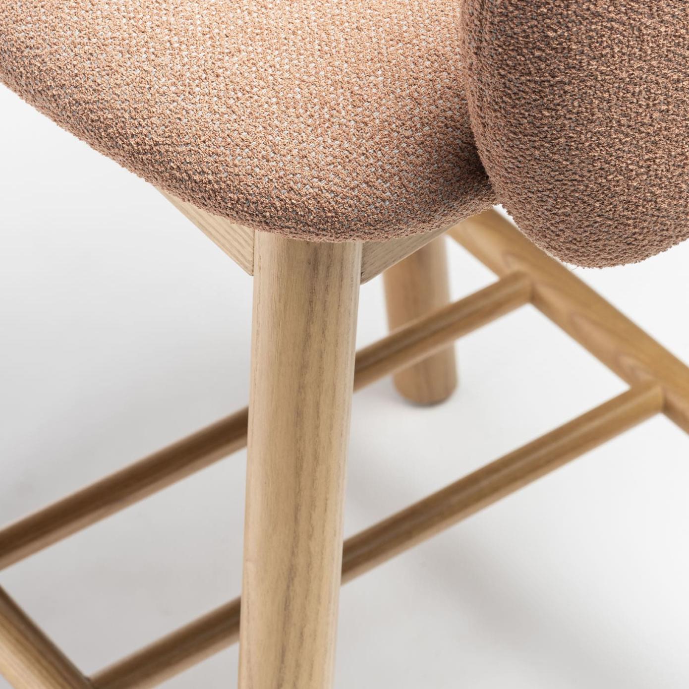 Tabouret de Bar Bel SG-75 Frêne Terracotta