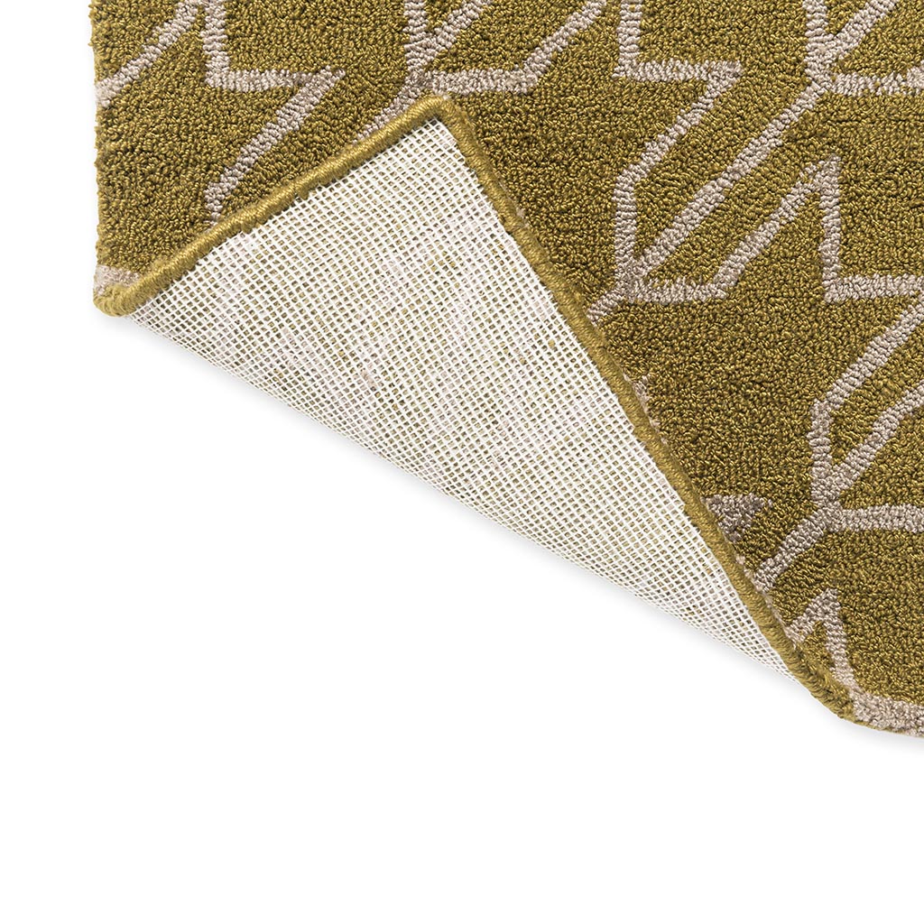Tapis d’extérieur TB Houndstooth Moutarde | Taille: 250 x 350 cm