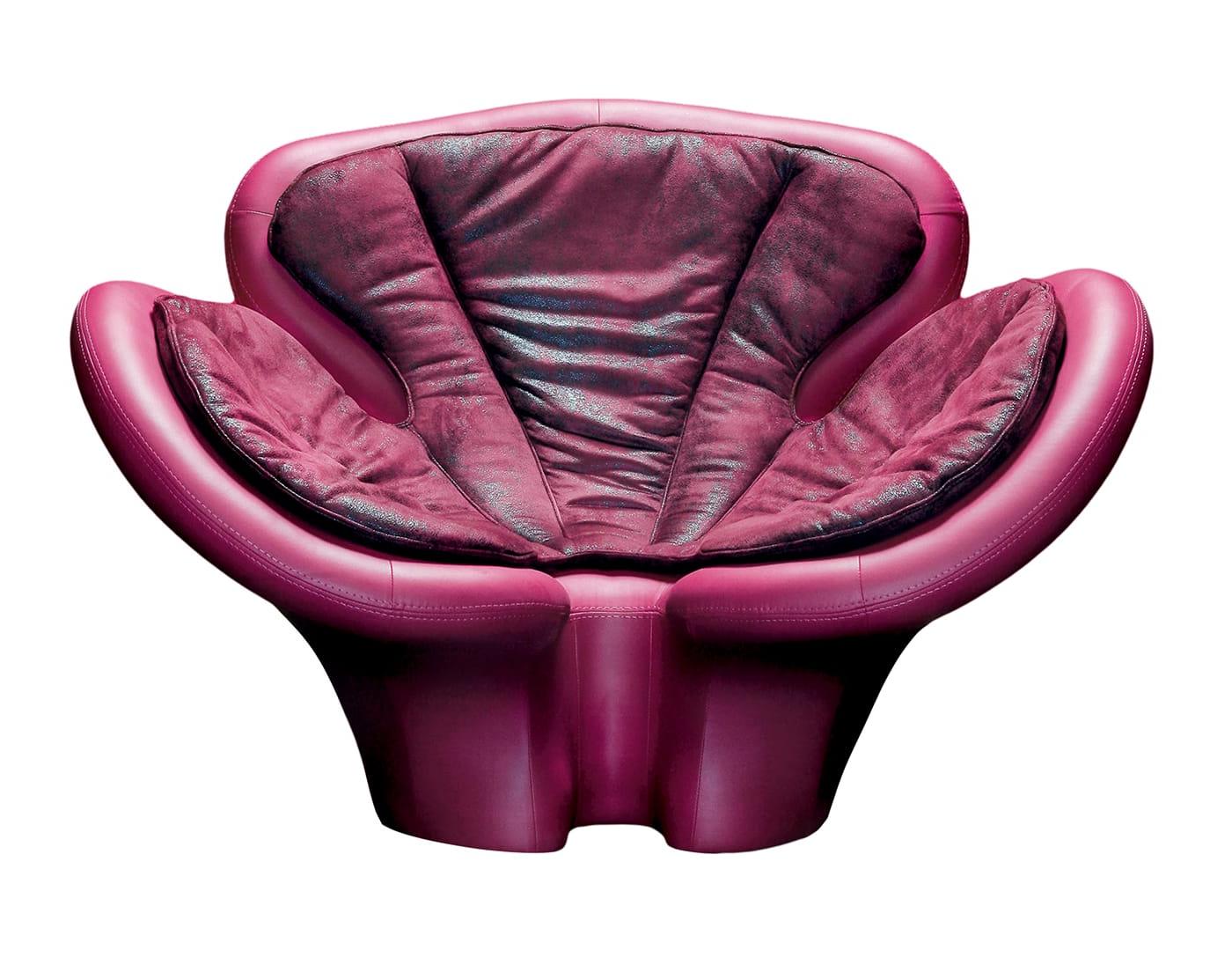 Fauteuil Pansé magenta