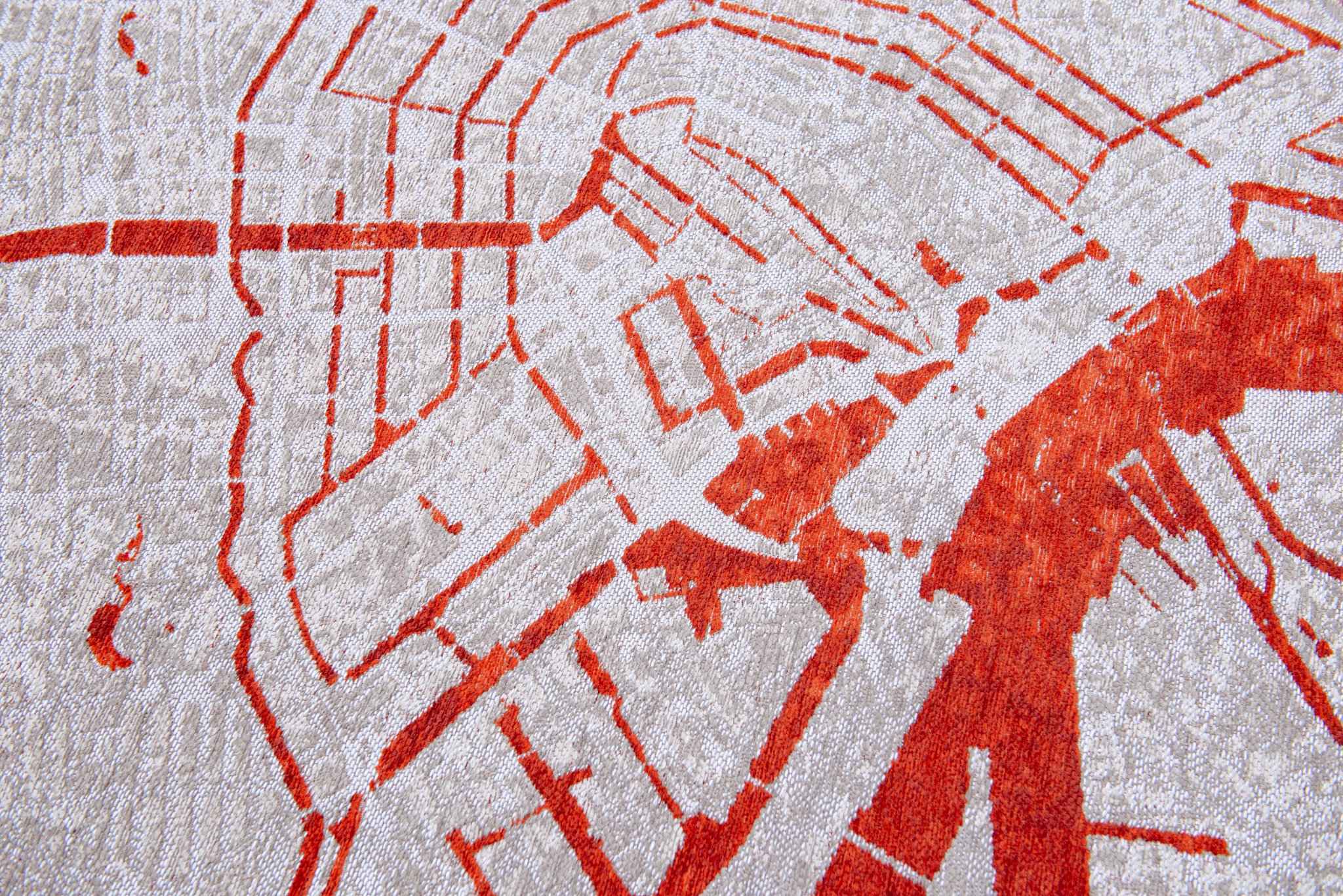 Tapis Orange Cut 9323