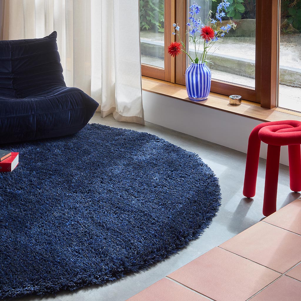 Sprout Cobalt Eclipse Tapis | Taille: 140 × 200 cm