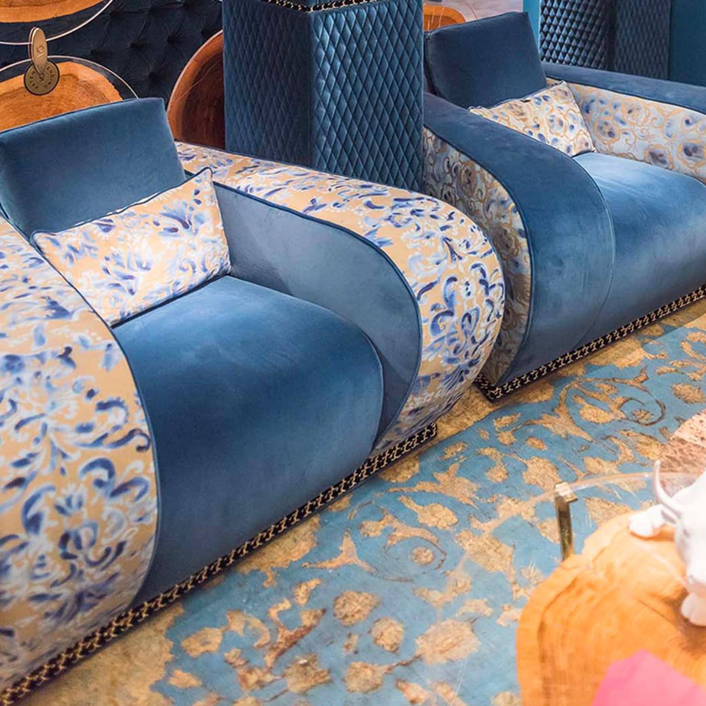 Fauteuil à motifs Firenze