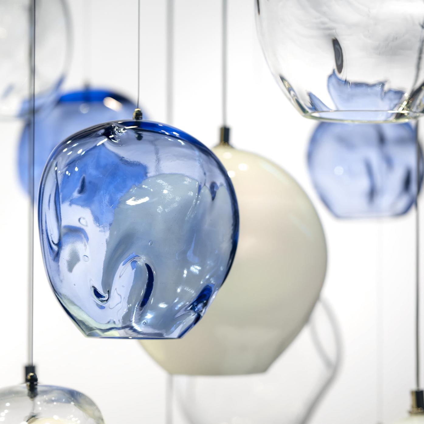 Lustre Murano Blue Motion